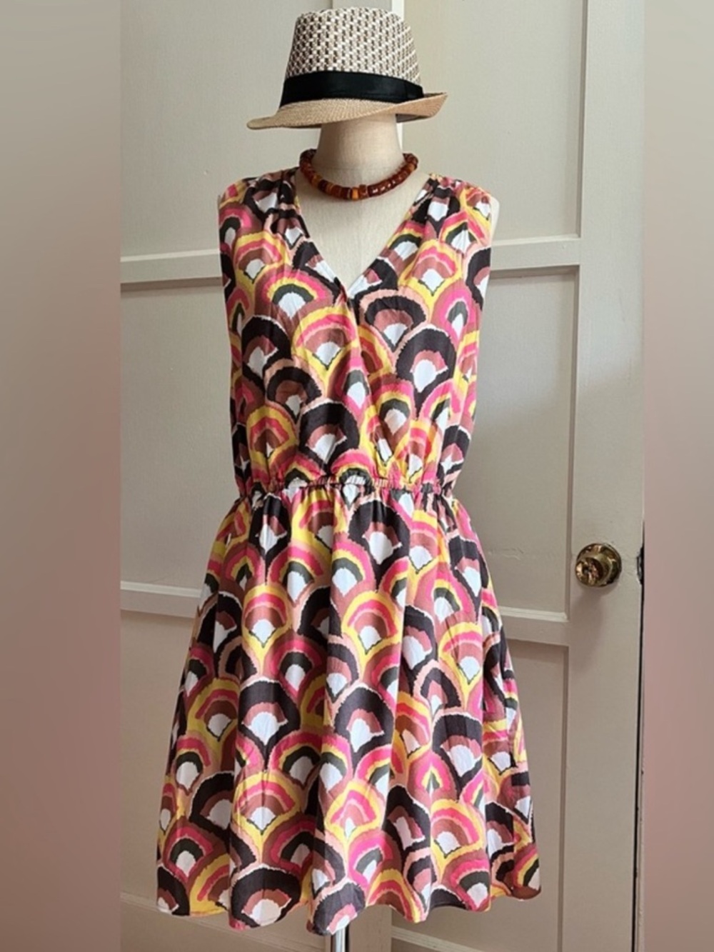 Boden•70’s rainbow sundress•Sz 8